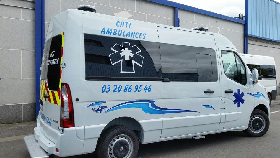 Ambulances couchés Lille - Nord