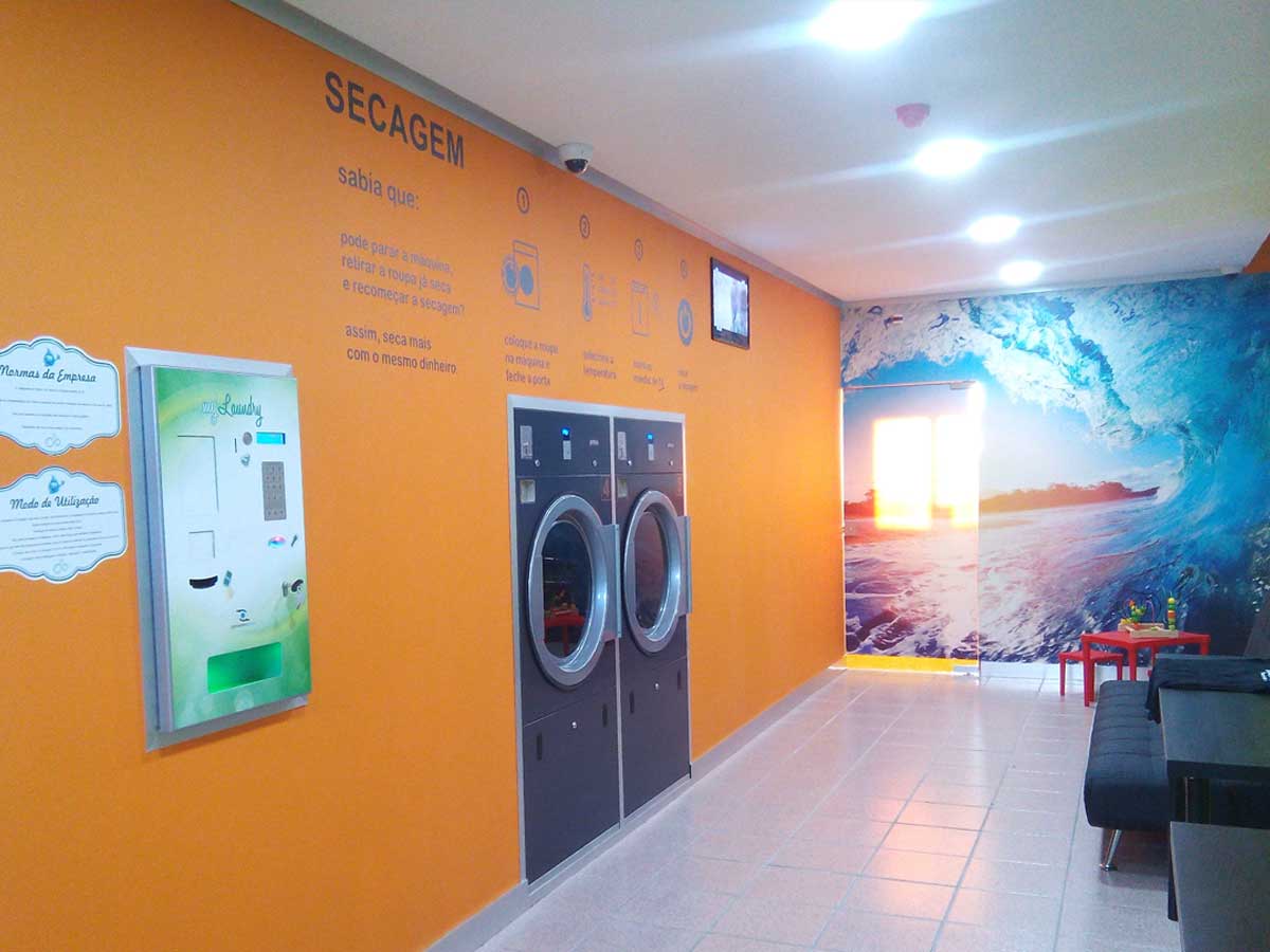 Máquinas de Secagem Roupa na Corda