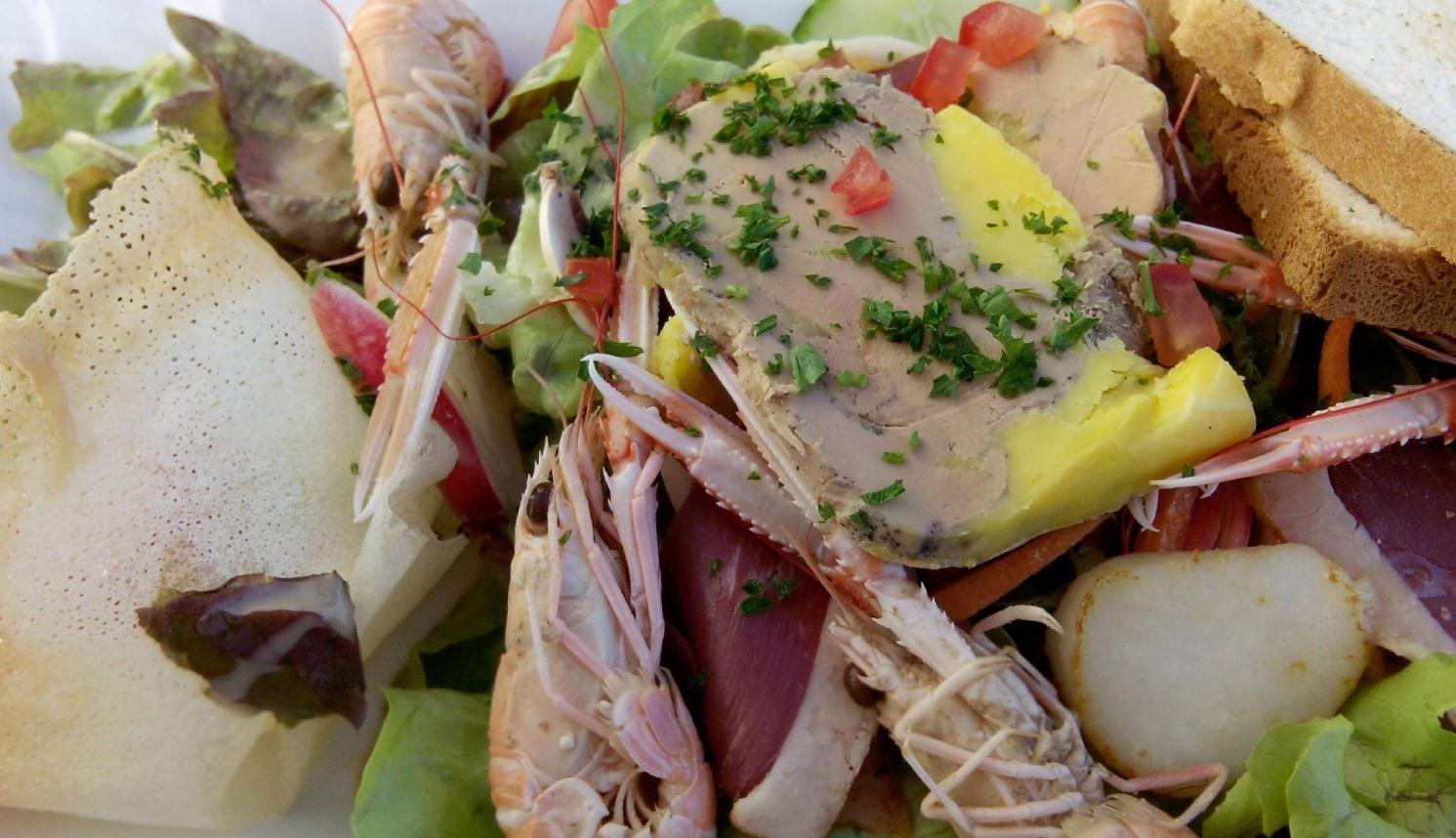 Restaurant Finistère Sud32 Le Doris32 salade