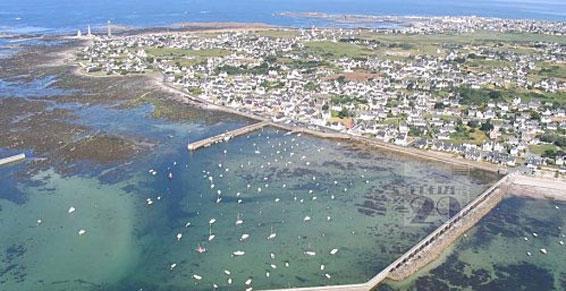 Vue aérienne à Penmarch