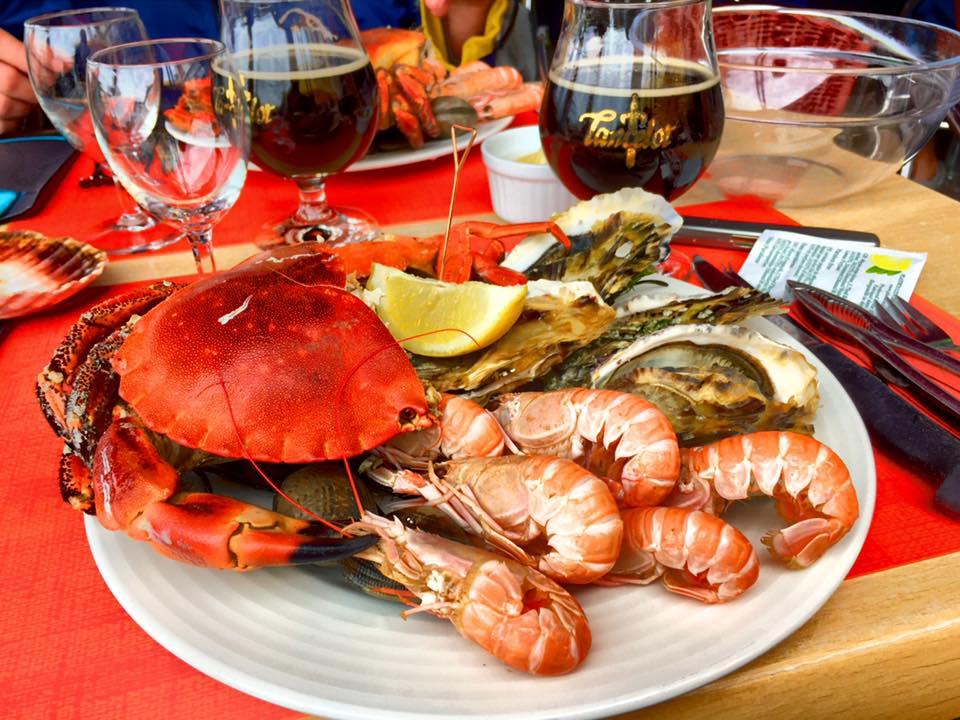 Restaurant Le Doris Fruits de mer32 langousitnes32 tourteau Bretagne S