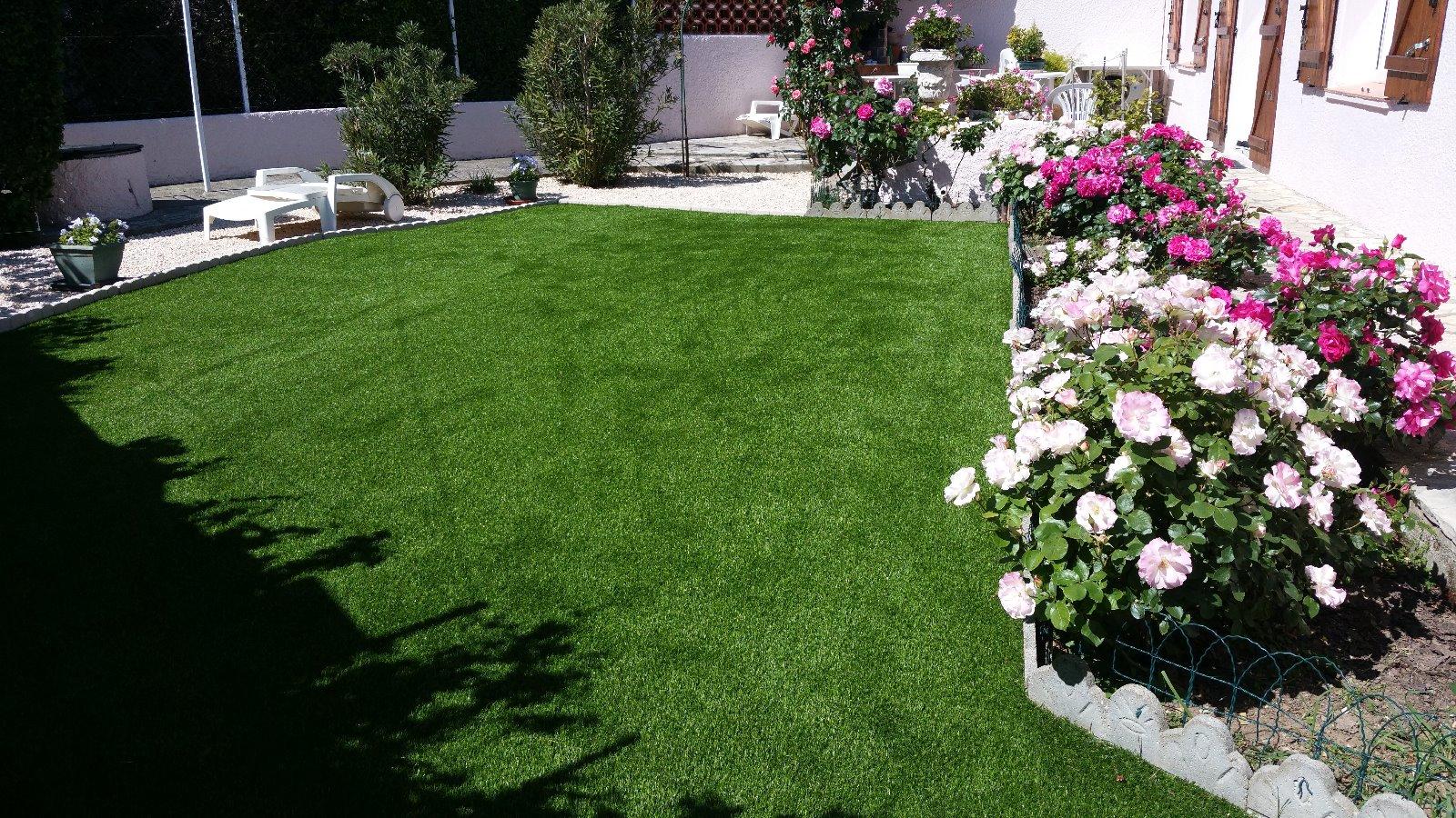 après : gazon synthétique modèle prairie éco 2