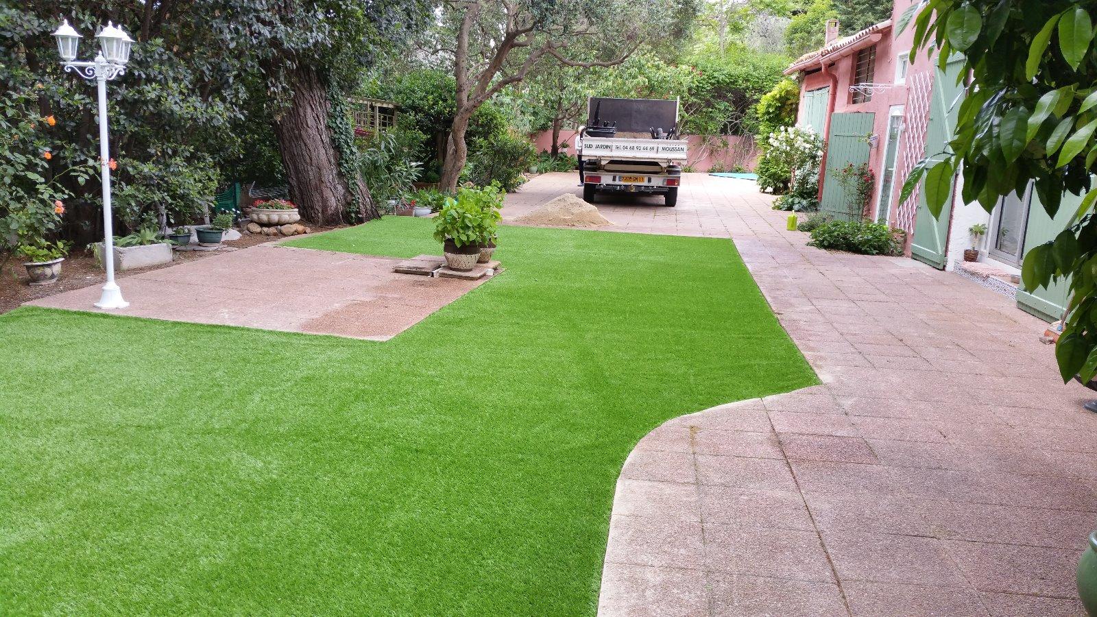 pose de gazon syntétique a narbonne
