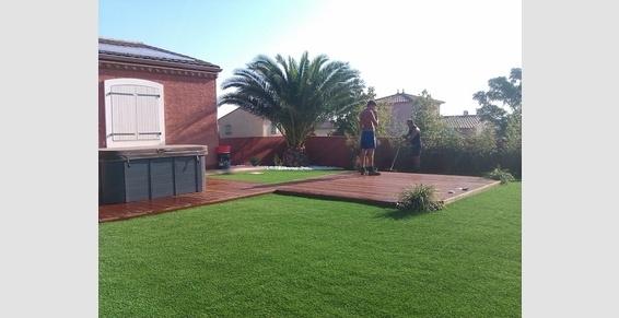Sud Jardin - Aude - Paysagiste - Gazon synthétique