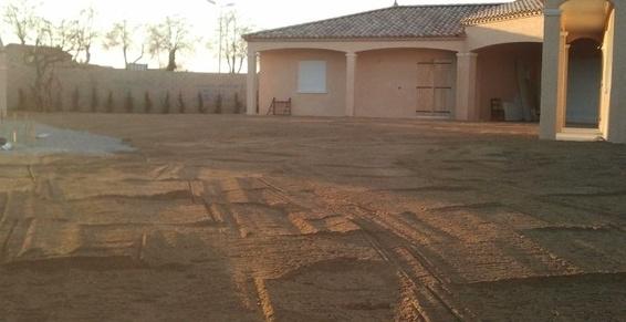 préparation de terrain a st marcel