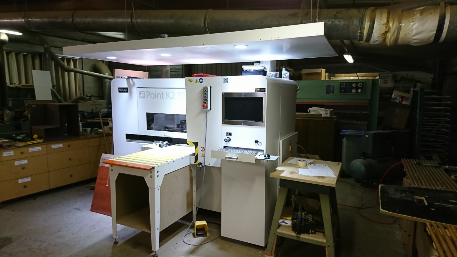 Nouveauté : la menuiserie est maintenant équipée d'un CNC