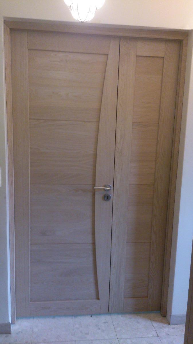 Porte d'intérieur Chêne blanchi à Chevreuse (78)
