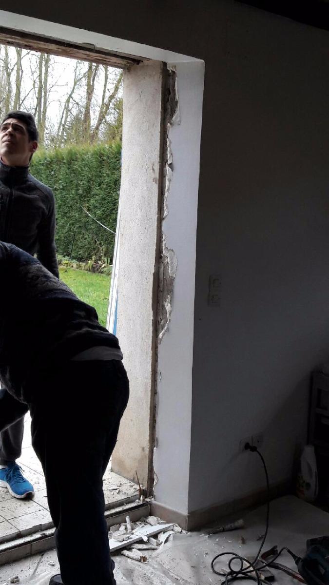 Dépose totale d'une porte d'entrée dans les Yvelines