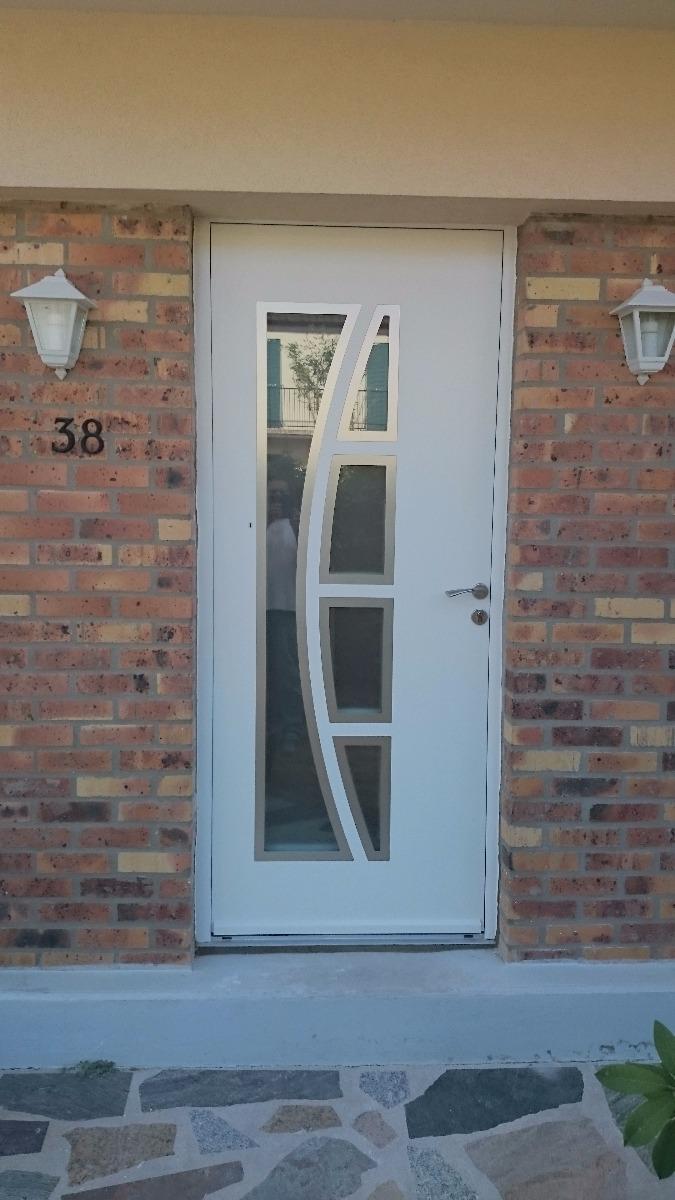 Porte contemporaine à Rambouillet