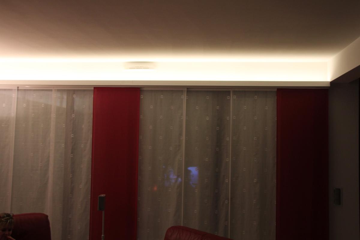 Corniche avec bandeau led
