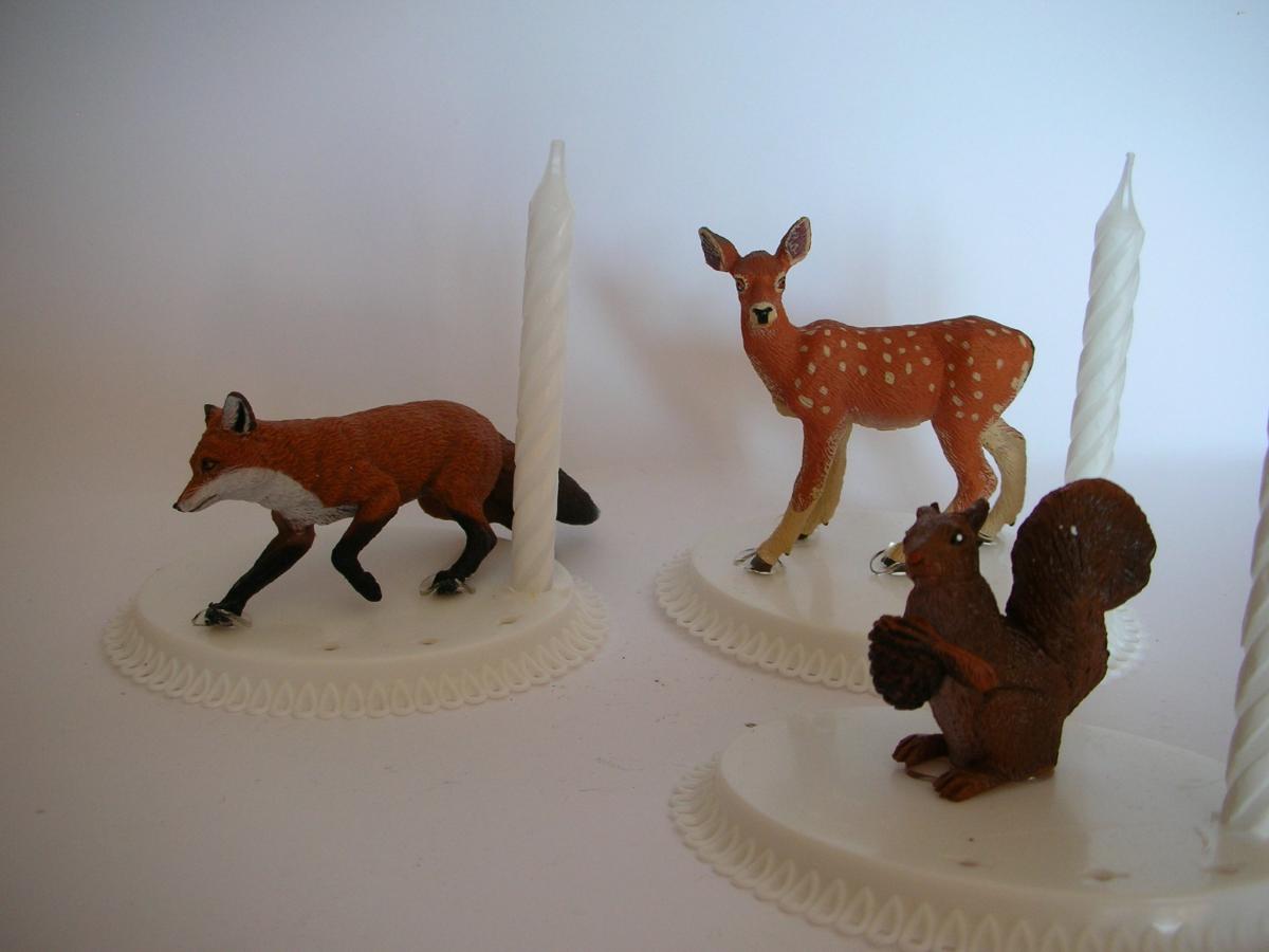 BOUGIE ANIMAUX DE LA FORET