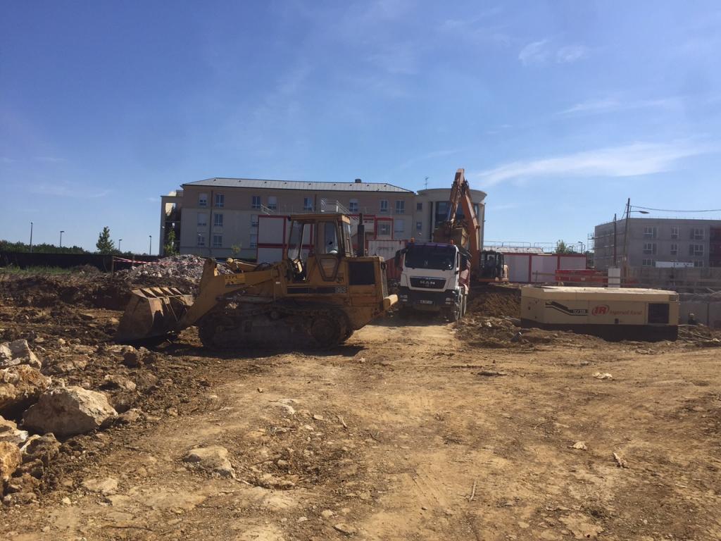 ETPL, travaux de terrassement à Villeneuve-Saint-Georgesrge