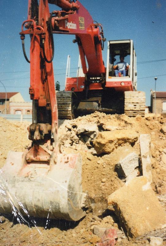 Terrassement Corbeil en 1986