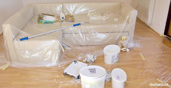 Protection des meubles en travaux