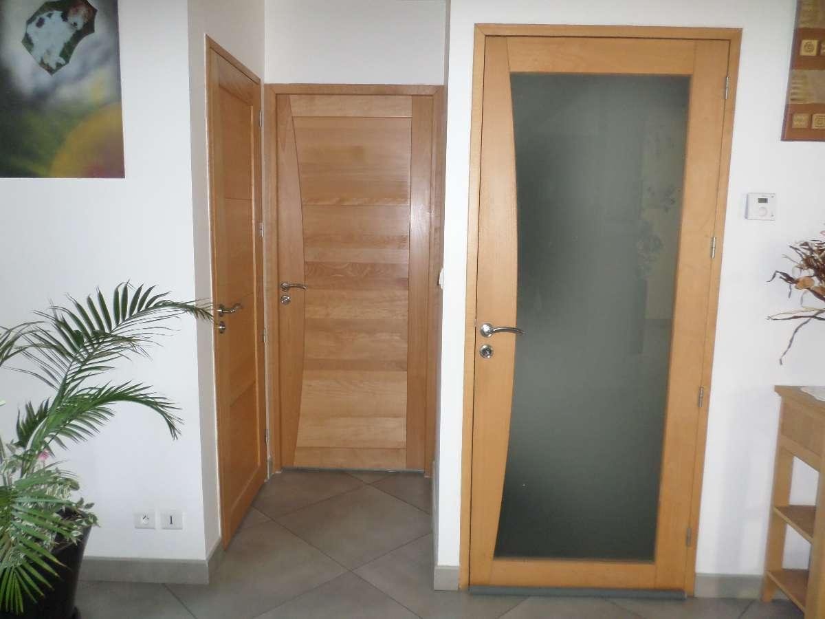 PORTE INTERIEURE BOIS/VERRE A MARCHAUX