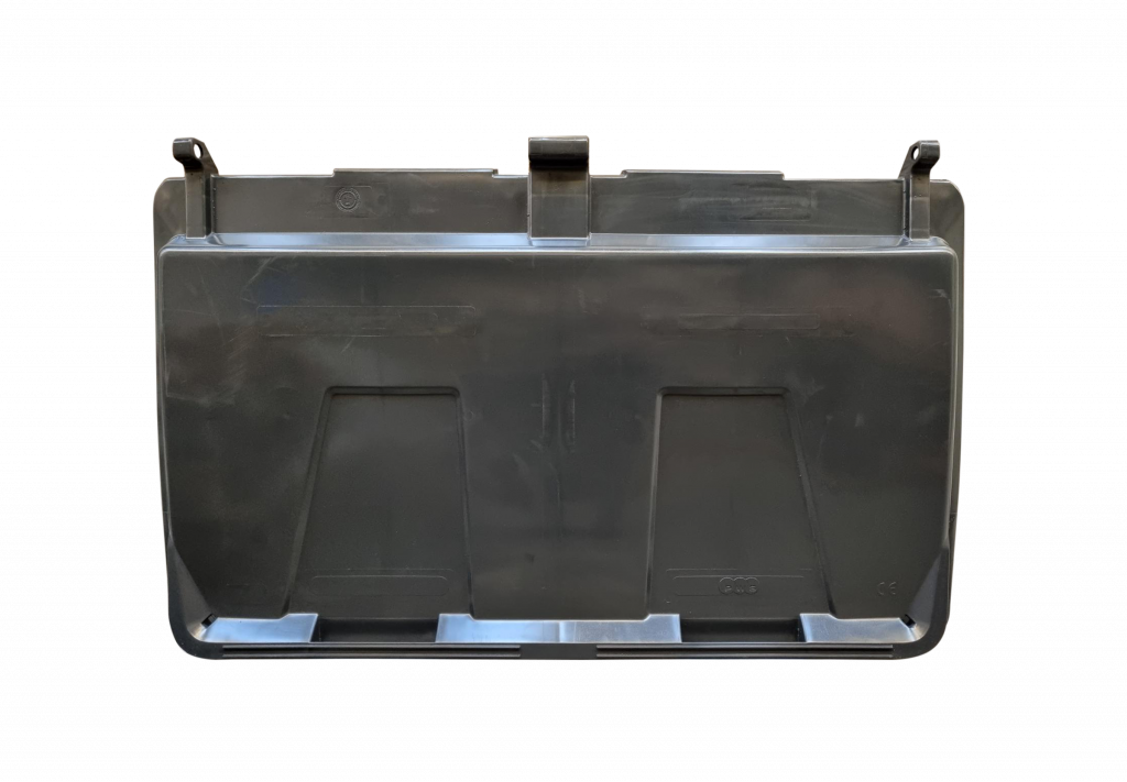Lok á 660 ltr. kar - grátt