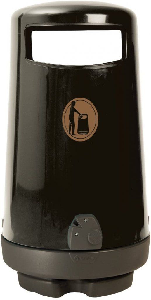 Glasdon Topsy tunna 90ltr svört
