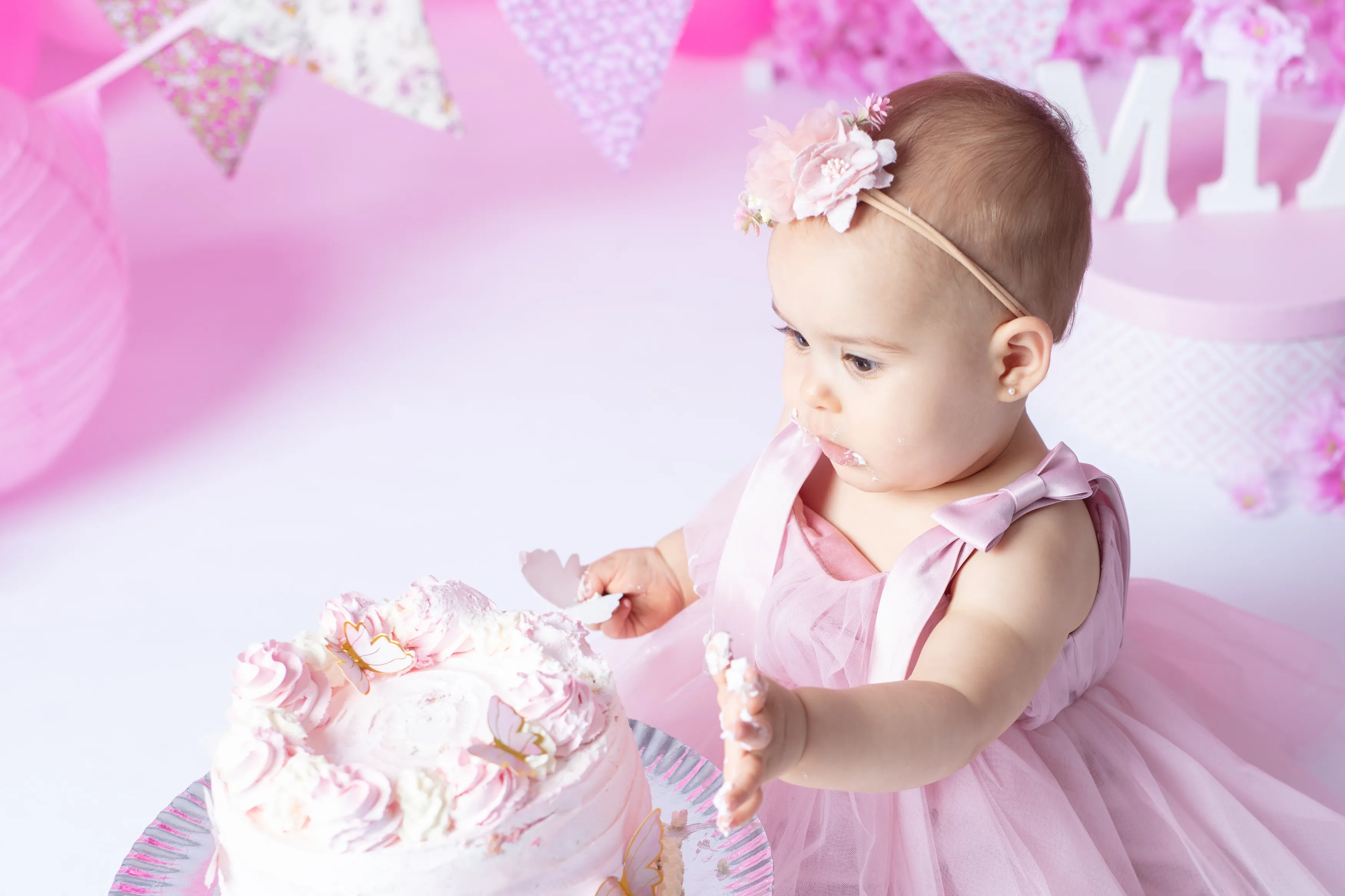 Sesión de fotos Smash Cake en Santander - Estudio Gema Retortillo