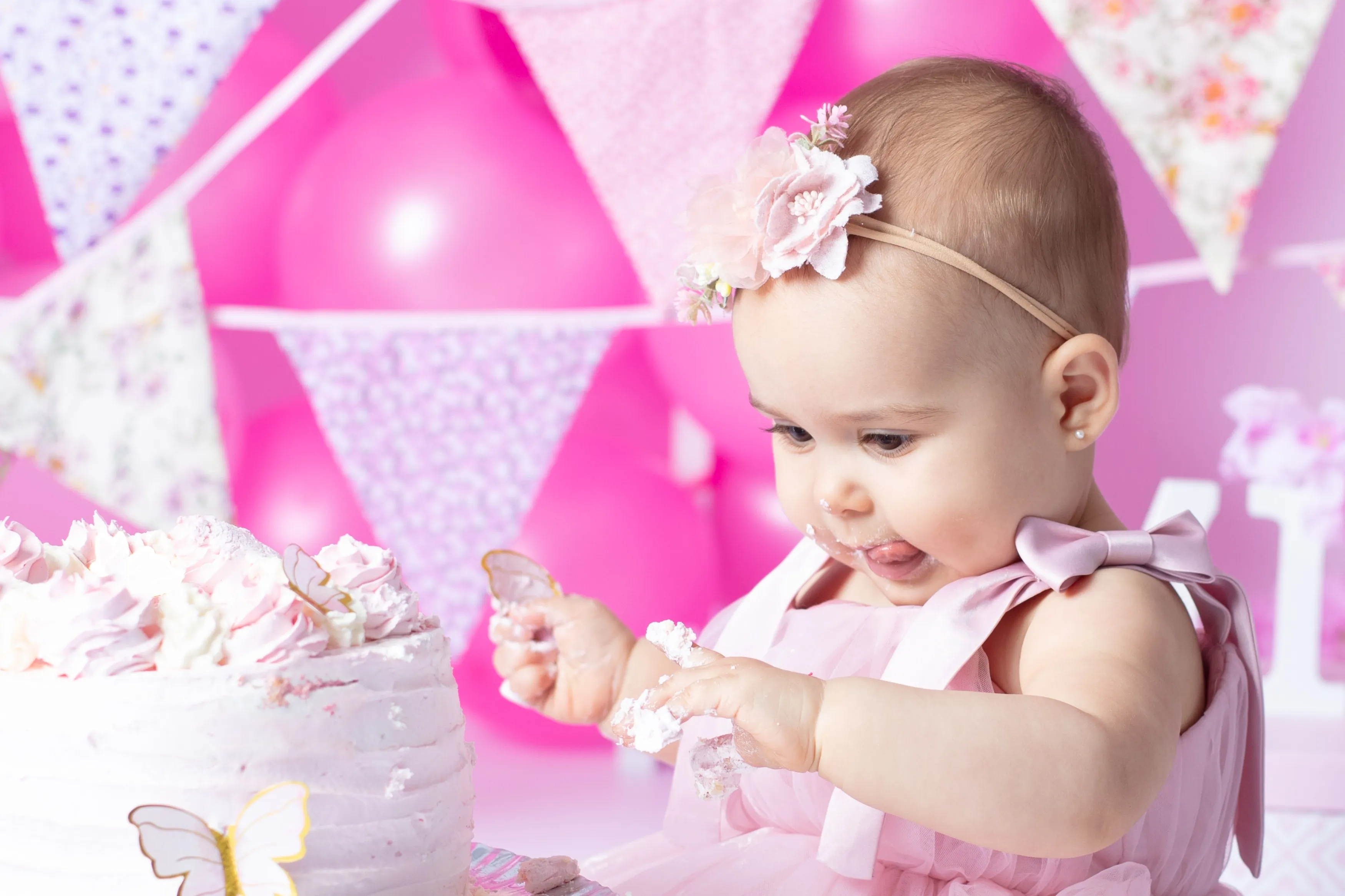 Sesión de fotos Smash Cake en Santander - Estudio Gema Retortillo