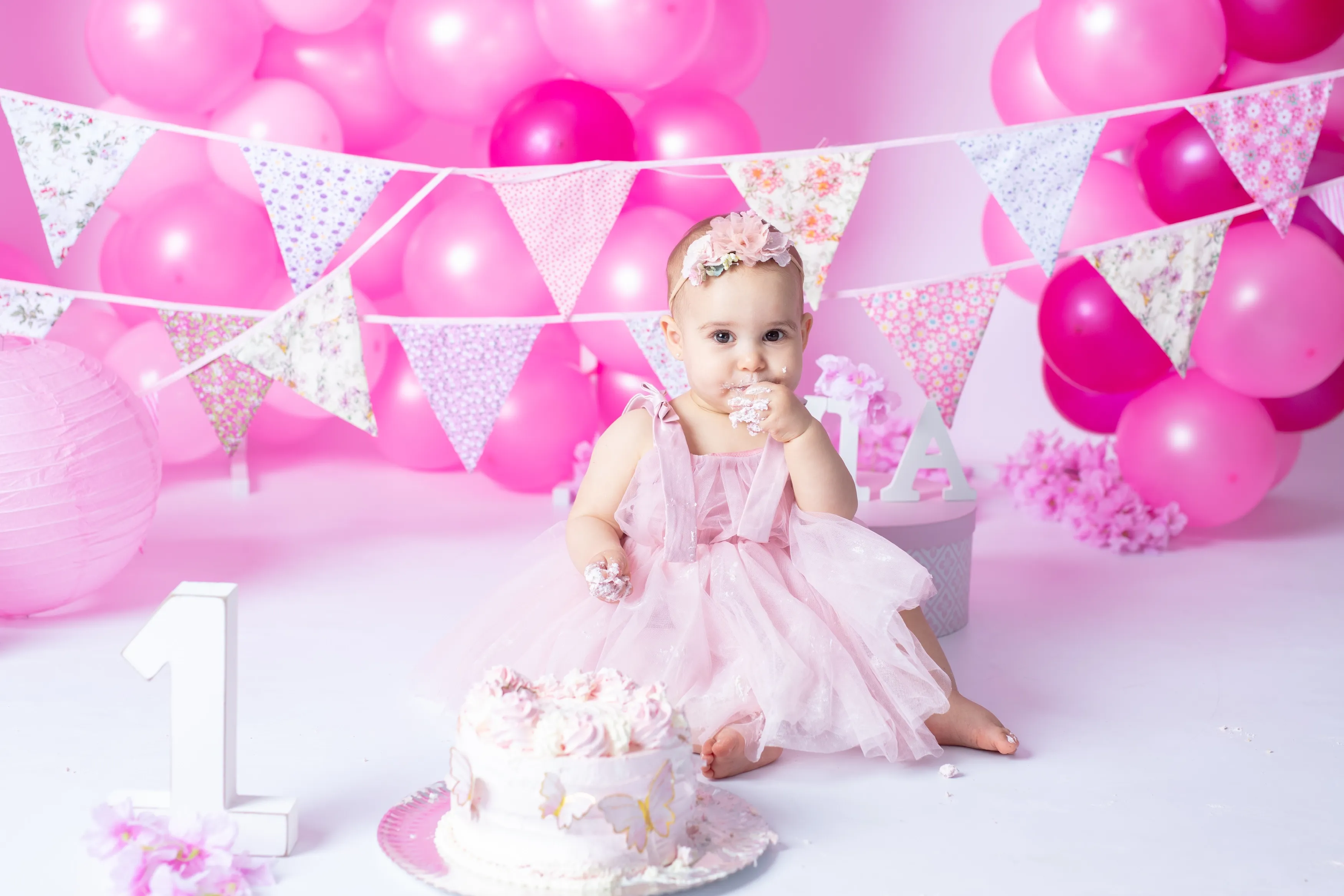 Sesión de fotos Smash Cake en Santander - Estudio Gema Retortillo