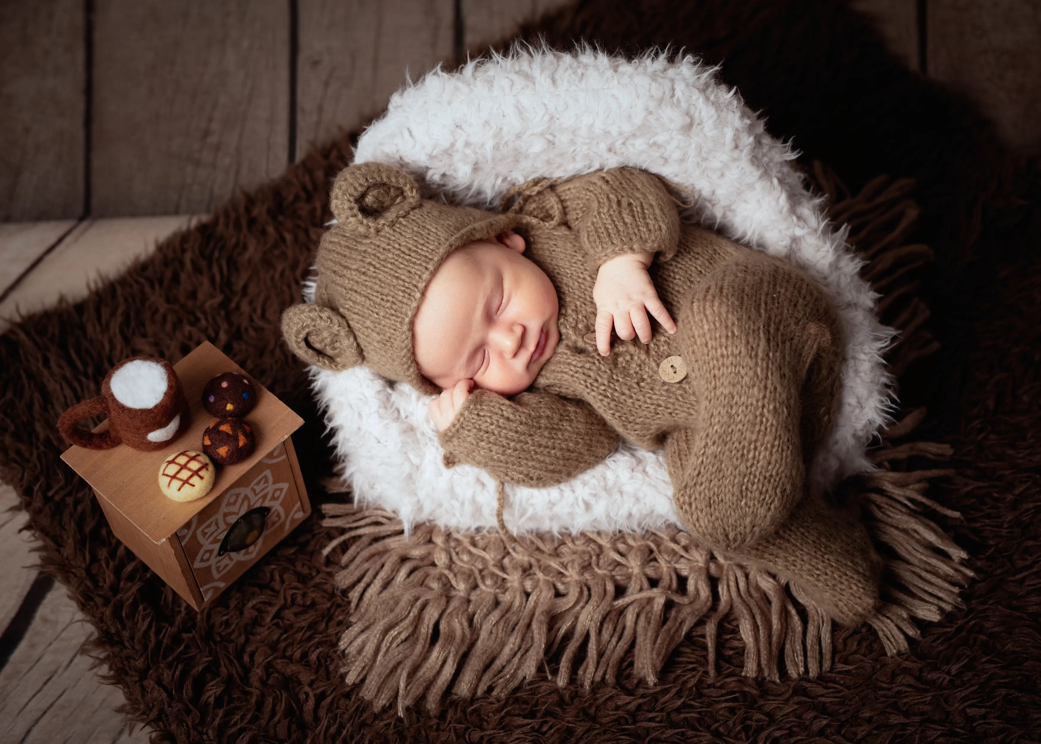 Sesiones de fotografía de newborn o recién nacido en Santander - Estudio Gema Retortillo