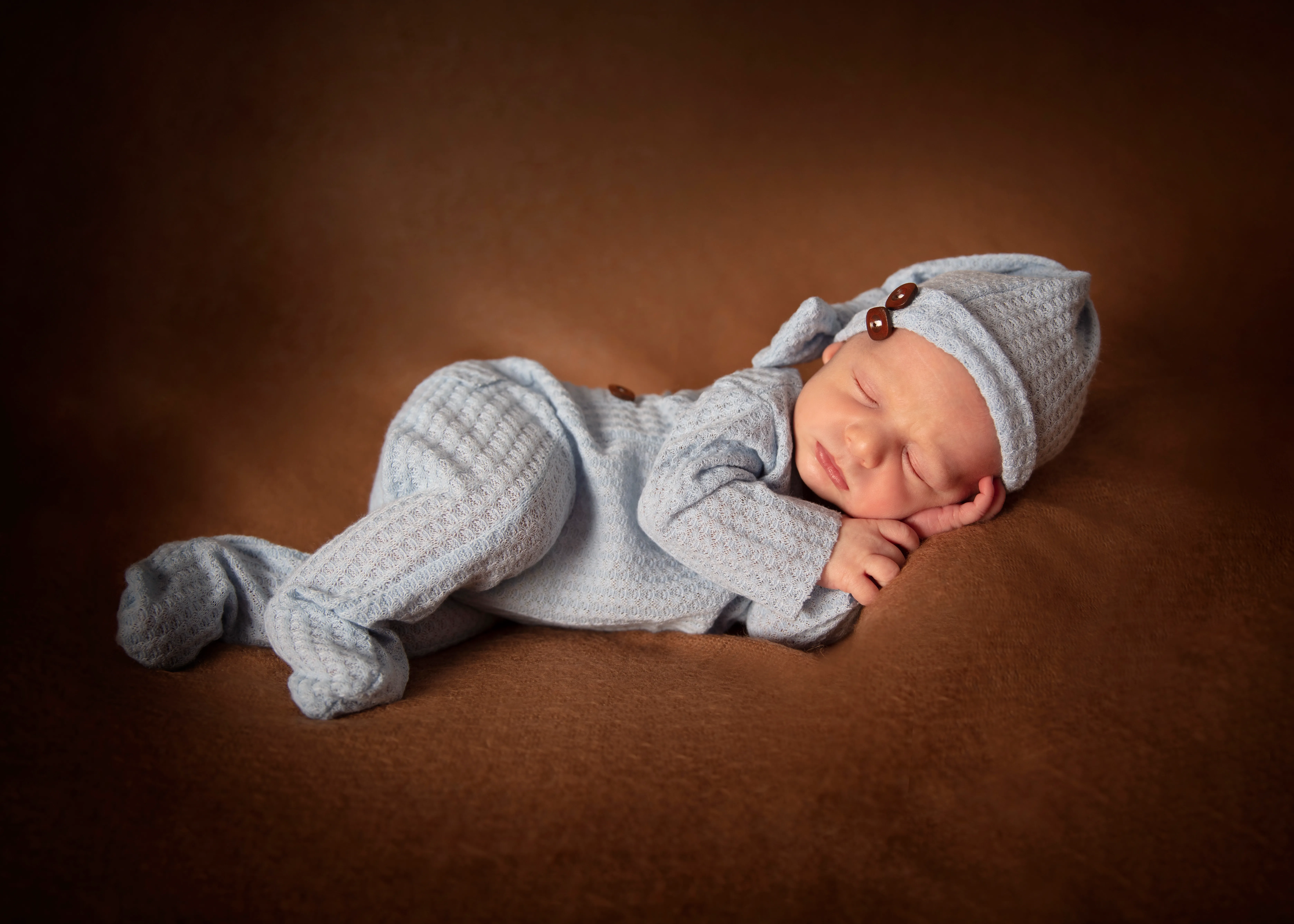 Sesiones de fotografía de newborn o recién nacido en Santander - Estudio Gema Retortillo