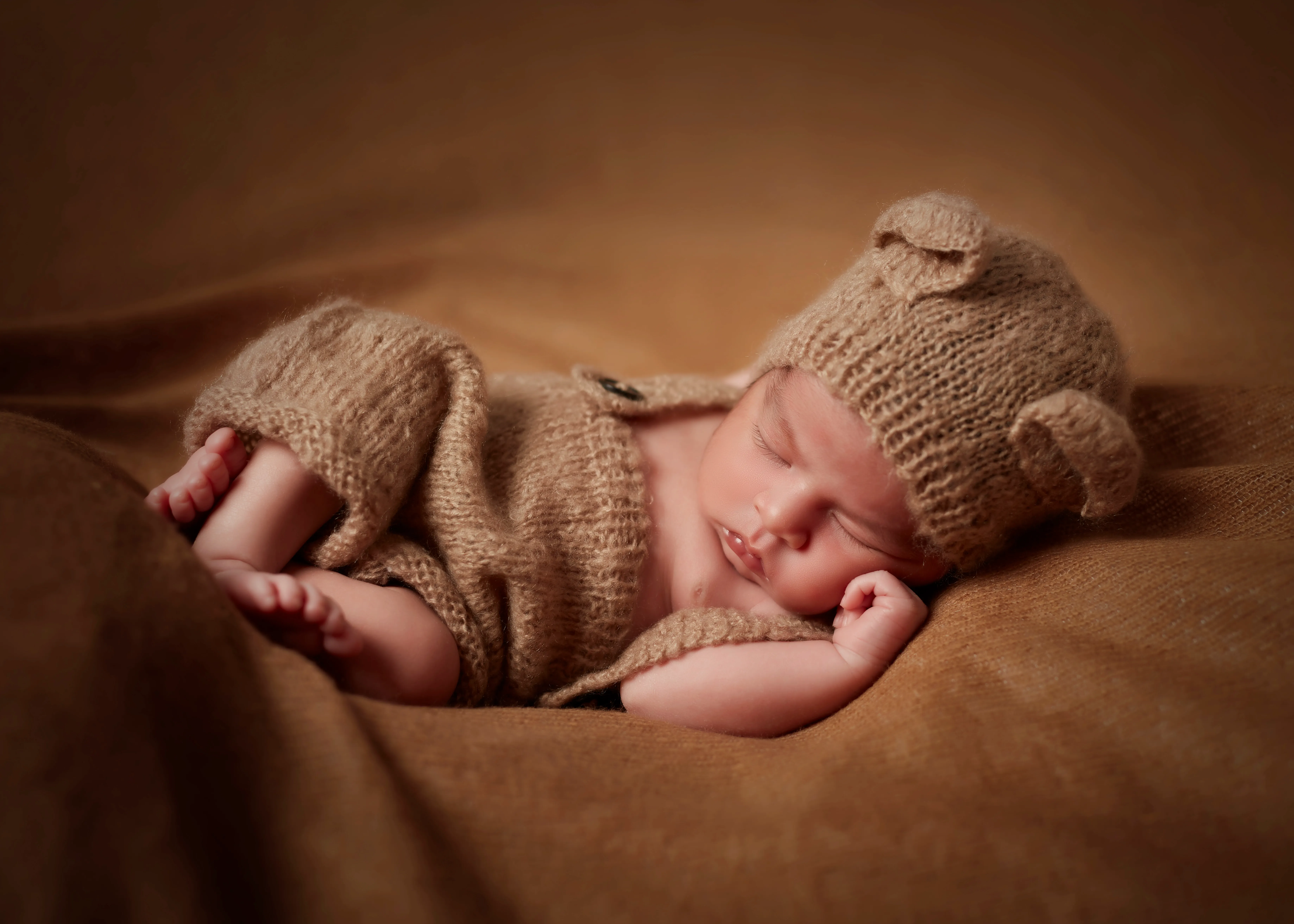 Sesiones de fotografía de newborn o recién nacido en Santander - Estudio Gema Retortillo