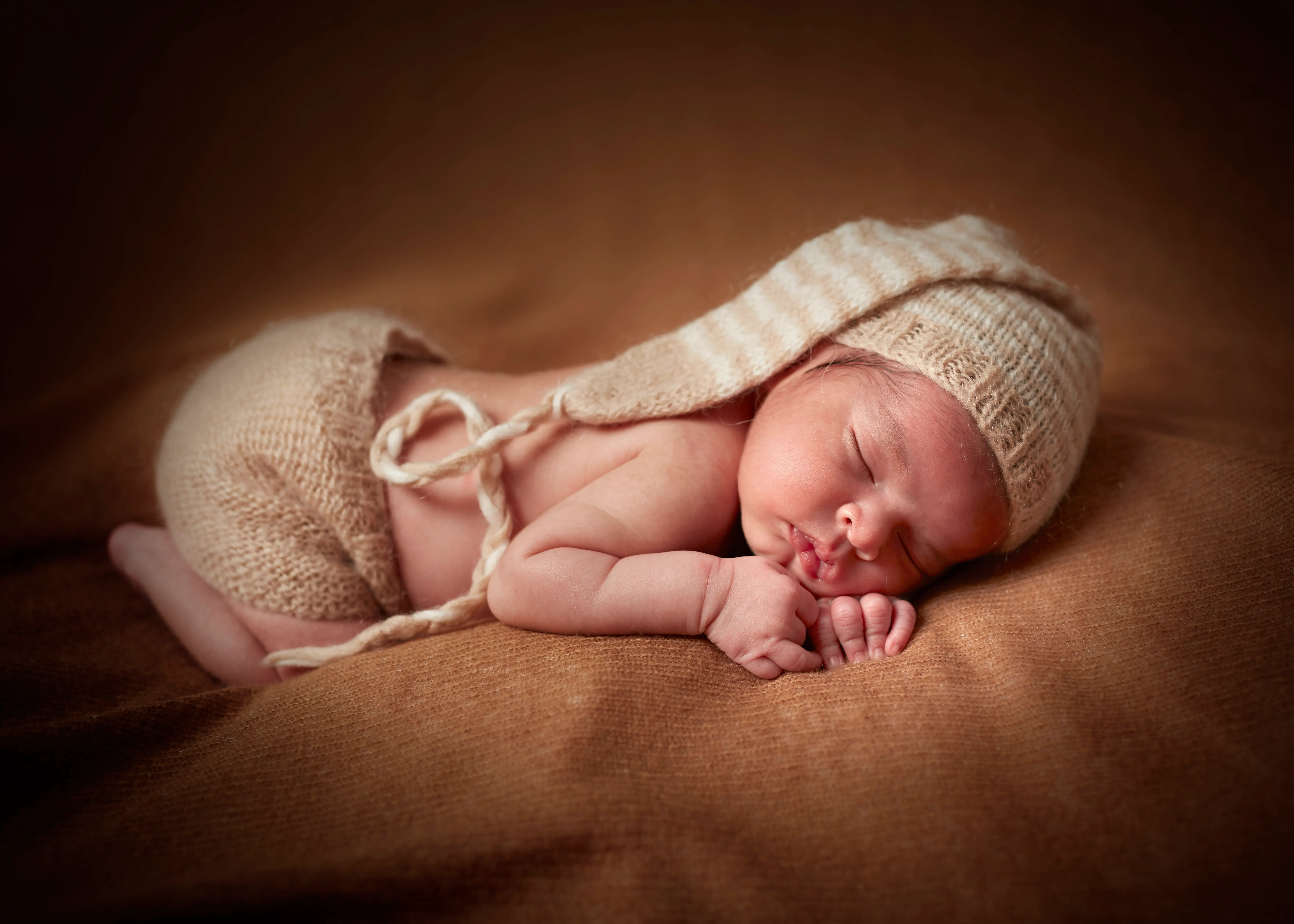 Sesiones de fotografía de newborn o recién nacido en Santander - Estudio Gema Retortillo