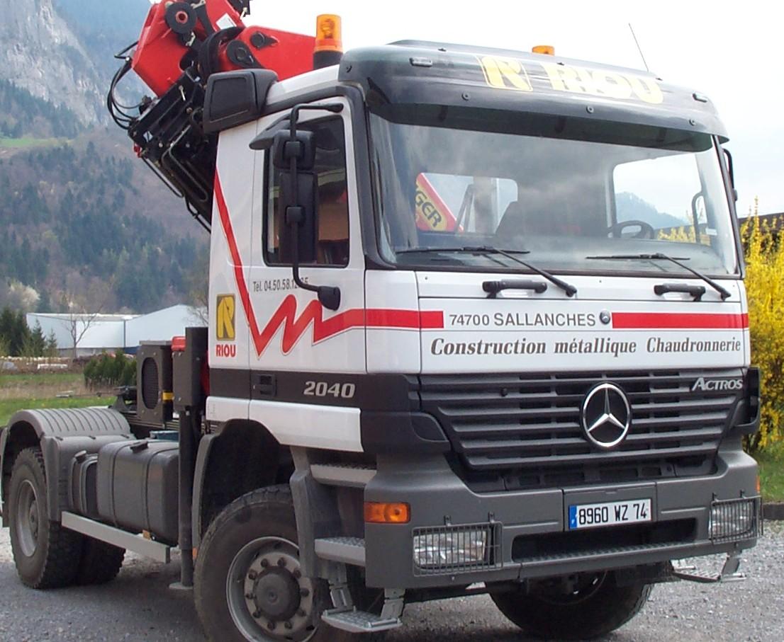 Publicité décor camion