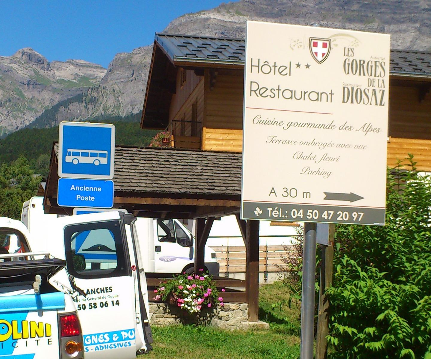 Panneau portatif Servoz (74)