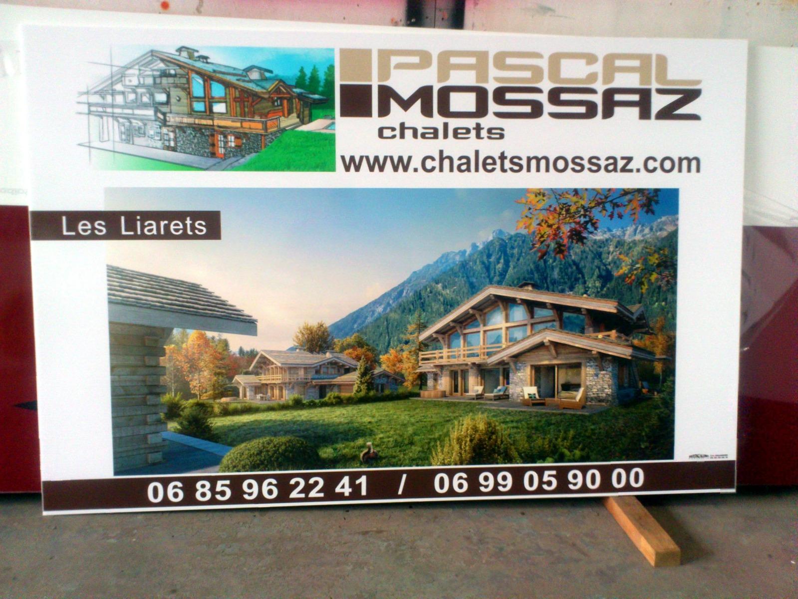 panneau PVC pays du mont blanc