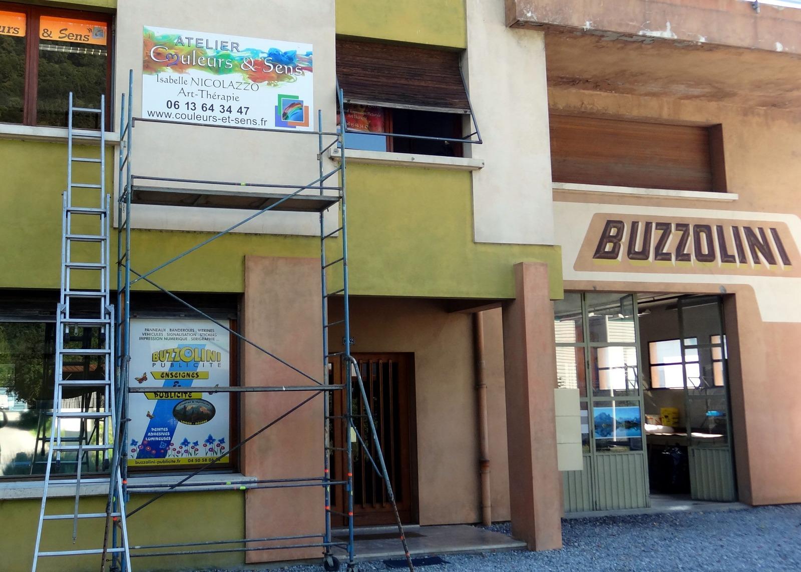 Instalation d'enseigne