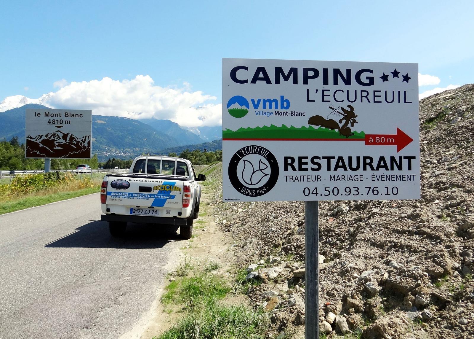 Pré enseigne Pays du mont blanc