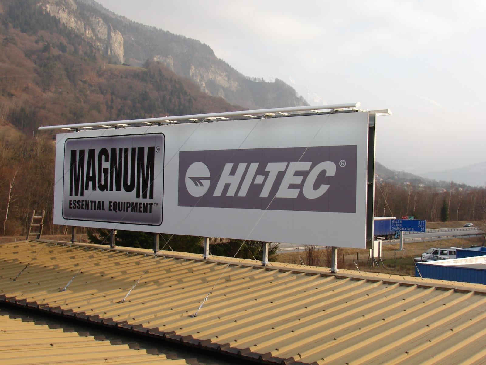 Enseigne sur toiture Sallanches