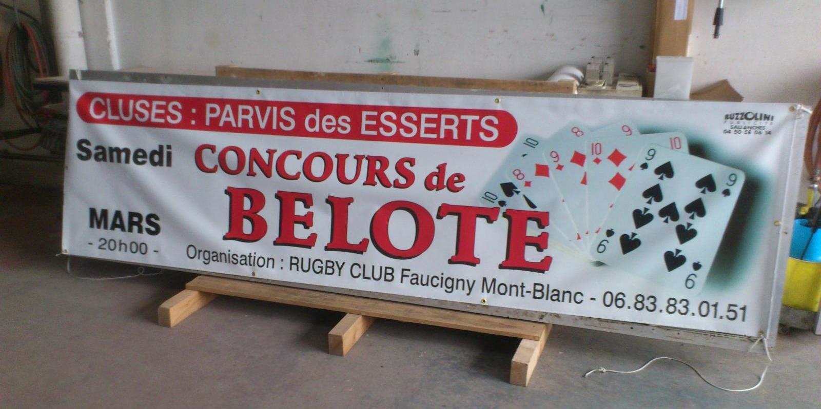 Banderole événementiel association