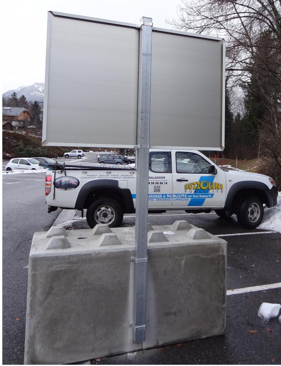 Fixation Pose panneau de signalistion