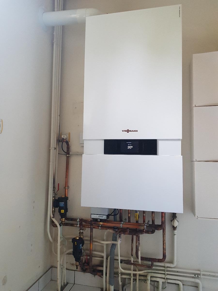 Chaudière gaz pour plancher chauffant et radiateurs