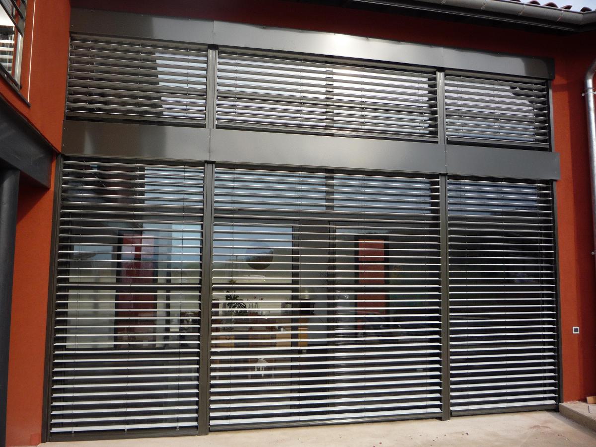 Pose de bris soleil et baies vitrées