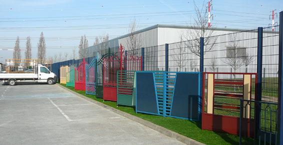 Exemples de portails en serrurerie - THIOLON - Fresnes 94