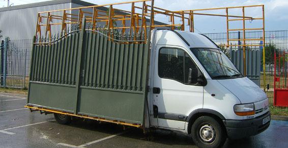 Portails de style en acier