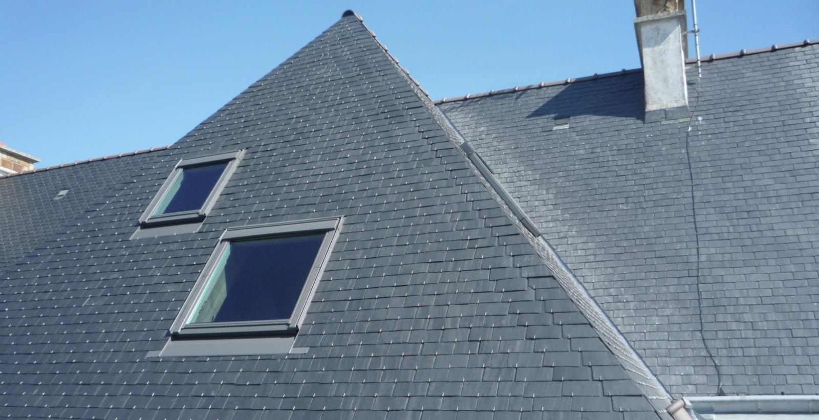 Rénovation de couverture, pose de Velux - Quilper - Finistère