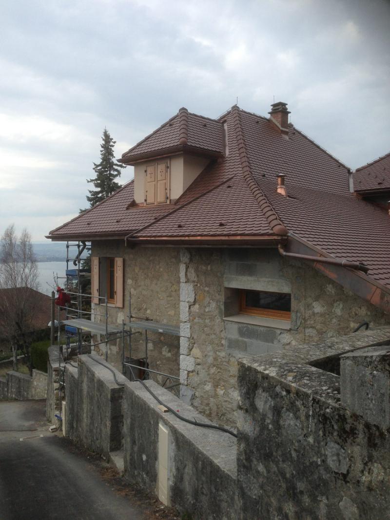 CLM Arragain - Rénovation couverture, zinguerie, menuiserie extérieure