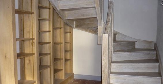 Menuiserie - escalier et meuble bois sur mesure - Vic sur Cere