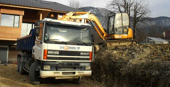 L'entreprise SN MONIN TP à votre service pour tous vos travaux de :