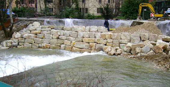 Soutènement de berges