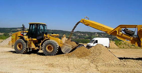 Concassage, criblage