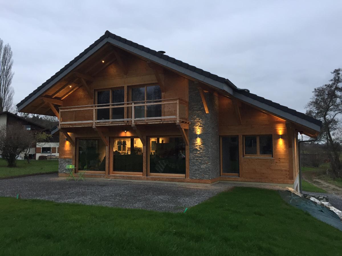 maison ossature bois Pers-jussy