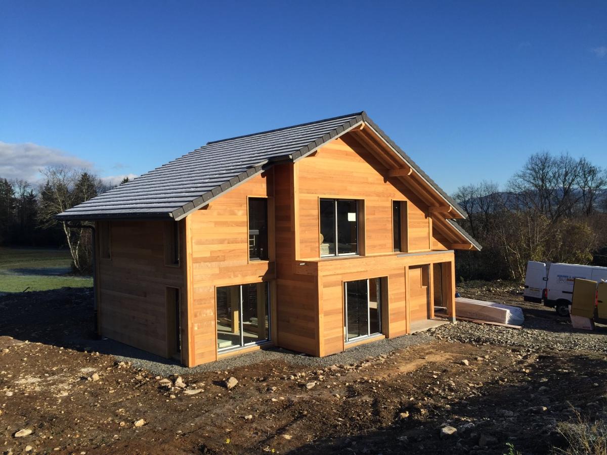 maison ossature bois Pers-jussy