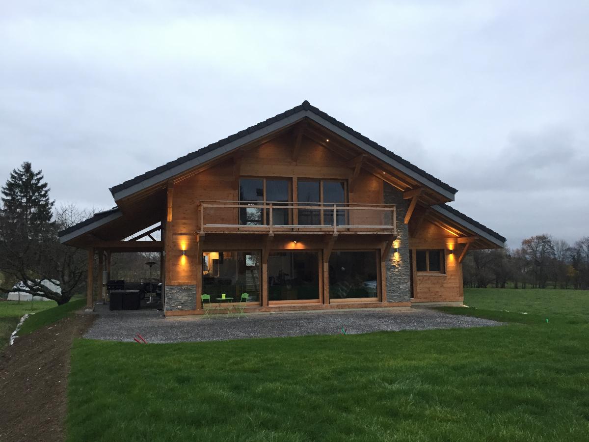 maison ossature bois Pers-jussy