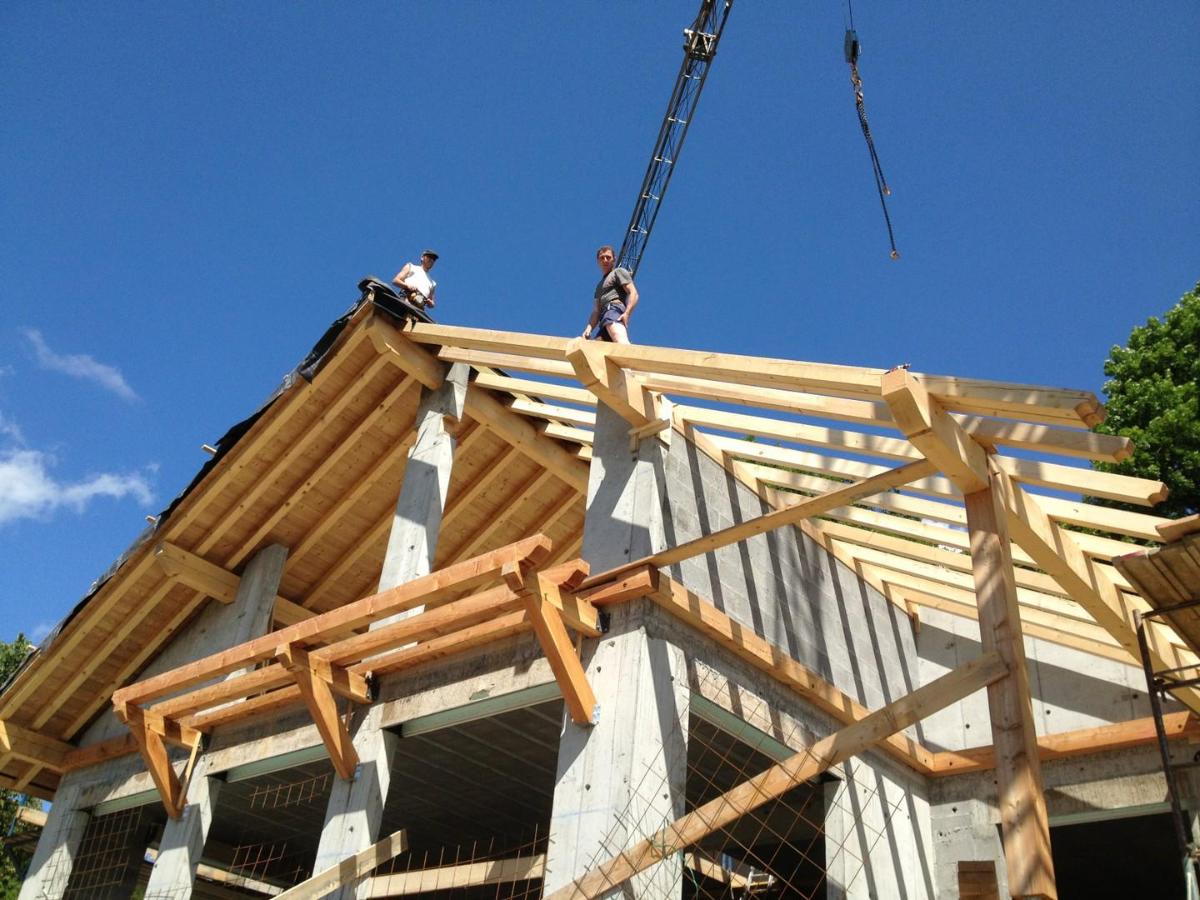 Charpente maison mieussy